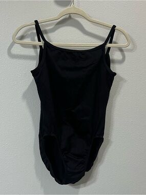 Black Women's One-Piece Leotard - Classic Solid